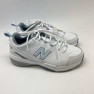 New Balance Sneakers Womens 9 D 608 V5 WX608WB5 White Casual Athletic Gym Shoes